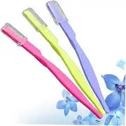 Generic 3pcs Eyebrow Razor Eyebrow Trimmers Face Razor Eyebrow Kit Eyebrow Shaper Eyebrow Remover Eyebrow Makeup Tool Kit