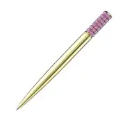 NEW Swarovski Lucent Ballpoint Pen Crystal w/Gold Tone Plating