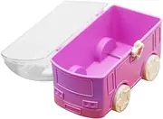 Garneck Toy Storage Organizer Car Shape Plastic Case Handheld Storage Container Modern Design for Boys and Girls