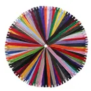 60 Pcs 14 Inch Nylon Coil Zippers Bulk for Tailor Sewing Crafts Supplies
