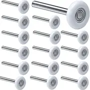 KEILEOHO 15 Pack 2 Inches Garage Door Rollers, Sealed 6200ZZ Bearing Nylon Garage Door Roller, Quiet and Durable Garage Door Wheels for Residential and Commercial Garage Doors
