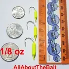 50 pack - 1/8 oz - Chartreuse - Yellowtail Snapper Jigs - Mustad Saltwater Hook