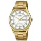 【CASIO 卡西歐】指針男錶 不鏽鋼錶帶 日期/星期 防水 全新(MTP-V006G-7B)