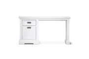Divano Laelia Study Computer Desk 150cm Office Executive Table Solid Acacia Wood -White
