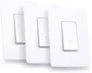 Kasa Smart Light Switch HS200P3, Single Pole, Needs Neutral Wire, 2.4GHz Wi-F...
