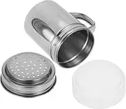 Stainless Steel Powder Shaker Versatile Kitchen Flour Salt Sugar Cocoa and Matcha with Handle Compact Easy to Clean for Home Baking and Shops
