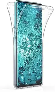 DN-TECHNOLOGY Full Body Cover Case for Samsung Galaxy S10e - 360 Degree Protection, Clear