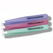 Tweezerman - Mini Slant Tweezers PICK COLOUR Stainless Steel Travel Size