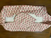 Mark & Graham Small 25 x 19 in DELUXE DOG BED LOUNGER COVER, Pink block Print