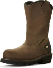 Ariat Men's Powerline Pull-on Waterproof 400g Composite 11, Oiled Dark Brown