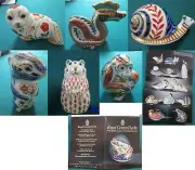 Royal Crown Derby Paperweights Seal, Snail, Chipmunk, Monkeys, Pick 1