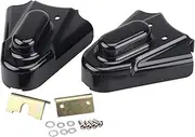 XMMT Black Rear Axle Phantom Swingarm Covers for Harley Softail Heritage Springer Night Train Standard Custom 1986-2007