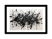 Black Art Dripping Color Framed Art Framed print Art Poster