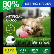 OTANIC Artificial Grass 10-20 SQM/Roll Synthetic Turf Olive Lawn Fake Yarn 18mm
