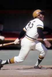 Manny Sanguillen Of The Pittsburgh Pirates Bats 5 Old Photo