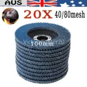 Premium Zirconia Flap Disc / Wheel Angle Grinder Sanding Disk for Metal 4”AN