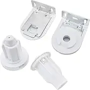 ZZLZX Roller Blind Clutch White Roller Shade Clutch with Metal Bracket and Bead Chain for 1 1/2" (38mm) Tube Replacement Spare Repair Parts, Metal Core Clutch Metal Bracket Bead Chain