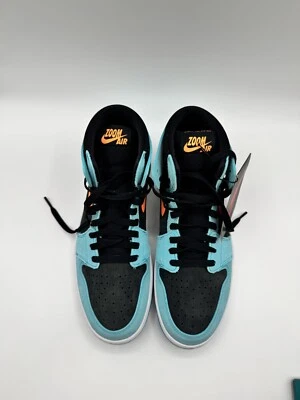 DV1307-408 Air Jordan 1 High Zoom Comfort 2 Bleached Aqua Citrus Men’s 9