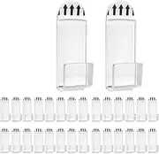 Vinyl Record Shelf Wall Mount, XICEN 30 PCS Clear Acrylic Album Record Holder Display, Kids Bookshelf, Floating Wall Shelves for Bathroom, Bedroom, Living Room, Kitchen (#2)