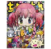 Pinkish Gold POSTER Mr. Kaikai Kiki tonari no zingaro takashi murakami F/S JAPAN
