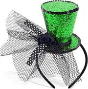 Women's sequined mini hat party headpiece