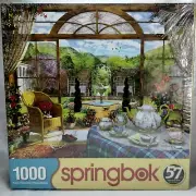 SPRINGBOK 1000 Piece Jigsaw Puzzle: The Conservatiry, La Veranda