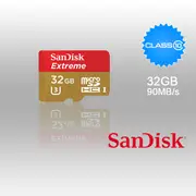 SANDISK 32GB MicroSDHC UHS-I EXTREME CLASS 10 U3 upto 90mb/s (SDSQXNE-032G)