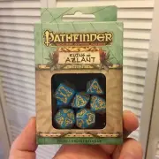NEW IN BOX Pathfinder Ruins of Azlant Dice Set Q-Workshop D&D RPG Game NIB Paizo