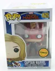 Funko Pop! Marvel Captain Marvel - Captain Marvel #425 Chase Pop Protector
