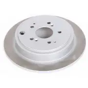 PowerStop - Rear Coated Hat and Edge Rotor fits 2003-2008 Honda Pilot POWER STO (for: Honda)