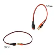 1PCS Adapter Cable Fits 30A FOR Anderson Plug Connector To 4mm Banana Plug .