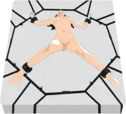 BDSM Kit Sex Bondage Bed Restraints Set, Easy Install Sex Rope Adjustable Straps, Sex Toys with Handcuffs Ankle Cuff Tickler for Adults Couples Pleasure