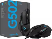 Logitech G502 Hero Adjustable Gaming Mouse Wired Optical- Hero 25K Sensor, 25,60
