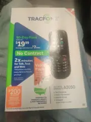 Tracfone Alcatel One Touch A205G No Contract Cell Phone Value Pack, NEW NIB