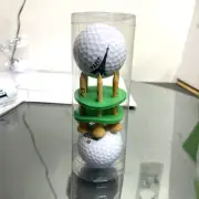 2 Pack Wilson Smart Core Paris Eiffel Tower Golf Balls / 6 Tees Promo Stamped