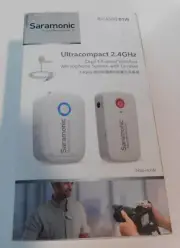 Saramonic Blink500 B1W 2.4GHz Dual Channel Wireless Microphone NEW