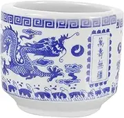 STOBAZA Blue and White Porcelain Incense Burner Ceramic Incense Bowl Chinese Incense Burner Vintage Incense Stick Holder Scent Stick Holder Desk Top Decor Ceramics Household Citronella Oil