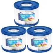3 Pack Type VI Hot Tub SPA Pool Filter Replacement For Coleman Saluspa Lay-Z-Spa