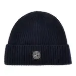 [STONE ISLAND] STONE ISLAND Wool beanie hat with logo patch Man One Size One Size Blue