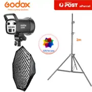 Godox SL60IIBI Bi-color LED Video Light with Light Stand + 95cm Grid Softbox