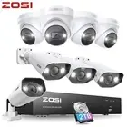 ZOSI POE CCTV 5MP Security Camera System 4K 8MP NVR Home Surveillance Outdoor HD