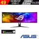 【ASUS 華碩】ROG Swift PG49WCD 49型 QD-OLED 144Hz 0.03ms 曲面電競螢幕