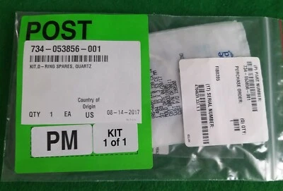 LAM RESEARCH 734-053856-001 KIT.O-RING SPARES, QUARTZ, NEW