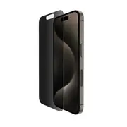 TemperedGlass Privacy Treated Screen Protector for iPhone 15 Pro