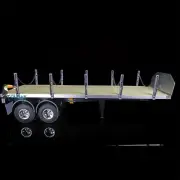 TOUCANRC Hobby 1/14 2Axle RC Tractor Flat Bed Lorry Trailer Post Chain 140406