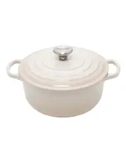 [Le Creuset] Signature Round Casserole 20cm Meringue