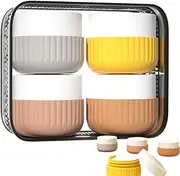 Travel Bottles Set For Toiletries - Silicone Travel Bottles Set | Leak Proof Refillable Squeezable Containers | Portable Leakproof Travel Shampoo Containers | 50ml Compact Storage Organizer For