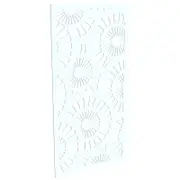 ProtectorAl 300-1200w x 1201-2400h Gloss White/Satin White Sunburst Unframed Composite Deco Panel