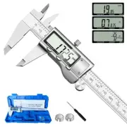 Digital Caliper Measuring Tool Stainless Steel Vernier Caliper Digital Microm...