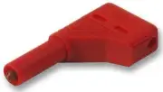 SAFETY PLUG, 4MM, RED, MLN, Banana Test Connectors 934098101
